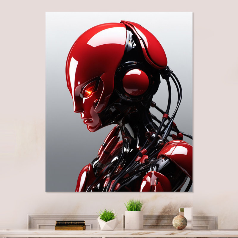 " Beastly Robot II ", 40" H x 30" W x 1" D