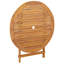 4 - Person Acacia Solid Wood Patio Dining Set Round Table-364309247