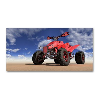 Quad In The Desert - Wrapped Canvas Print