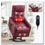 Fauteuil inclinable Power Lift avec massage et chaleur pour personnes âgées, mécanisme de mouvement robuste et une clé USB pour la recharge-1804455379