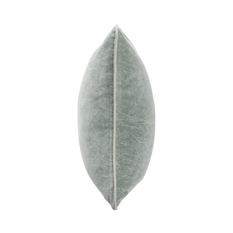 Goodall Reversible Throw Pillow, Rectangle 14"H x 20"W, Sage Green