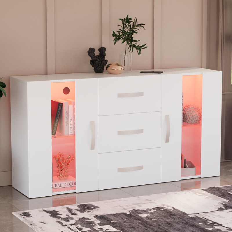 Daugherty 135cm Sideboard, White