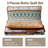 Set of 3 Boho Bohemian Quilt Set Lightweight Reversible Microfiber Bedspread Coverlet All Season Bed Decor-122256997-122256992