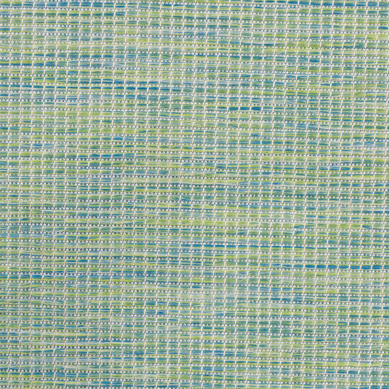 Tapis terre cuite intérieur / extérieur Lillehammer, Tapis de couloir 2 pi 2 po x 8 pi, Vert