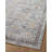 Floral Machine Made Power Loomed Polypropylene Area Rug in Gray-87054153