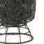 Chaise de patio avec repose-pieds Cabren