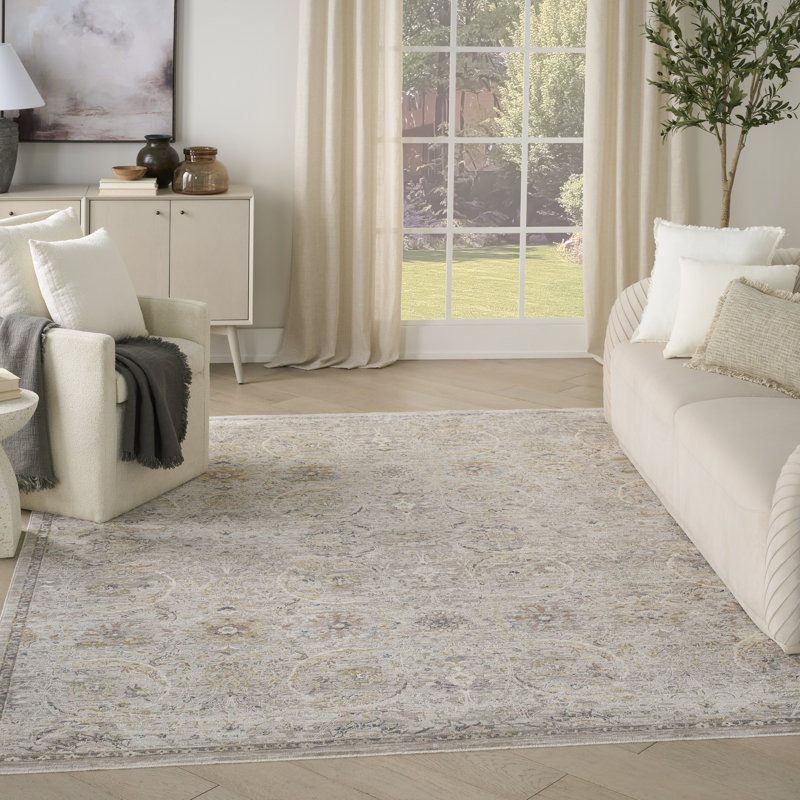Classic Light Grey  Area Rug, Rectangle 160 x 239 cm