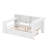 Wood Full Size Platform Bed With Trundle, LED, Desk-304504088