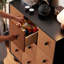 Commode d'appoint 9 tiroirs en bois massif