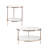 Linvel Glass Top Coffee Table-1445254794