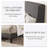 Bowdoin Modern Linen Upholstered Wingback Platform Bed with Wooden Slats-47617073-47617079