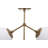 Scandinavian Style Chandelier, Yellow & White, 16.9 x 5.9 x 16.9 inches | Metal Body, Glass Cap, 3 x E27 Max 40W | Includes Setup Instructions | Elegant Lighting for Modern Homes, IP20 Rated-633826066