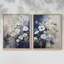 FLORAL Series CECII - Impression encadrée de qualité supérieure - prête à être accrochée - aucun clou requis - aucun clou requis-2138332827-2138332826