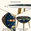 Ensemble de 2 tables basses gigognes Triangle