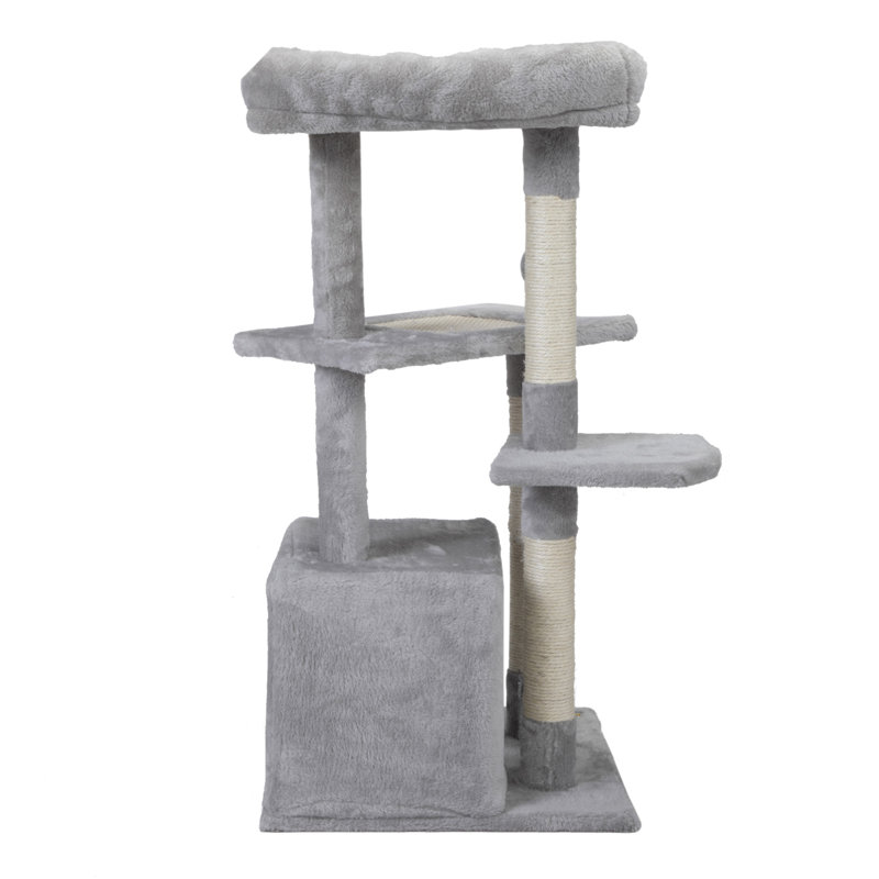 Arbre à chat Williamstown H 33,1 po, Gris clair