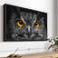 «Yellow Eyed Owl Wall Art»-521000809