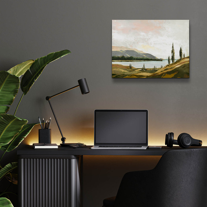  «In Quiet Places 1» par Max Maxx, art mural en verre acrylique, 16 po x 12 po