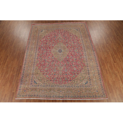 Tapis traditionnel rose 9 x 12