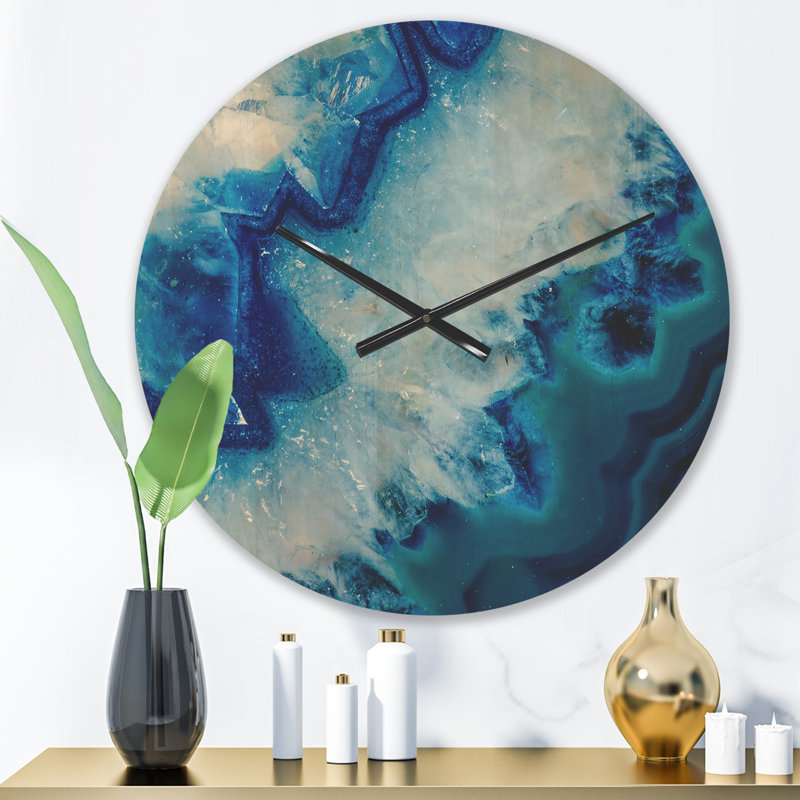 Horloge murale Geode Slice Macro, Petit