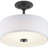 Seawright Linen LED Semi Flush Mount-2090960758