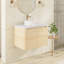 Meuble-lavabo mural simple 29,5 po avec dessus en pierre reconstituée-1664042228