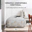 Repose-pieds moderne et repose-pieds beige et gris 34 po x 34 po x 16 po Graduation Day