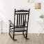 Chaise berçante d'extérieur en bois massif-94338803