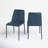Gravity 18.5'' H Polyurethane Upholstered Metal Side Chair-86864335