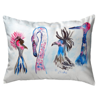 Outdoor Reversible Throw Pillow