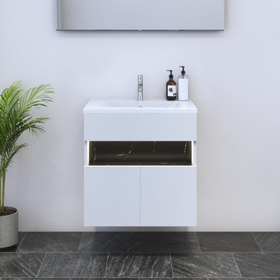 Lieke 23.6'' Single Bathroom Vanity with Top