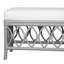 Lillian Rattan Geometric Bench-913768327