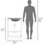 Meuble-lavabo autoportant blanc à 2 portes avec lavabo et tiroir, 36 po x 24 po x 17,8 po, qui reflète naturellement