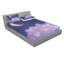 Ensemble de draps Flying Snowboarder sur la montagne avec ciel nuageux-45887327-112931393