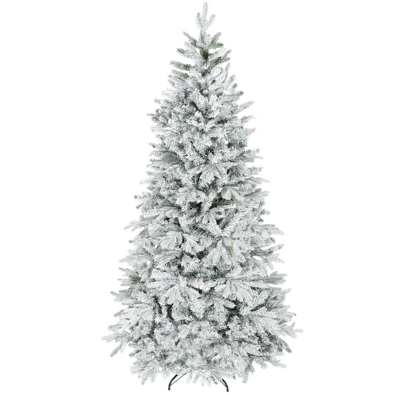 Arbre de Noël artificiel givré 7,5 pi