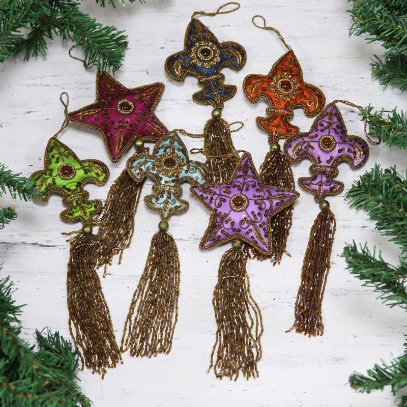 Ensemble d’ornements en forme de fêtes perles 7 pièces