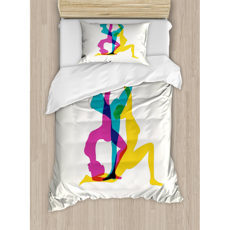 Modern & Contemporary Duvet Cover, Twin Duvet Cover + 1 Standard Sham