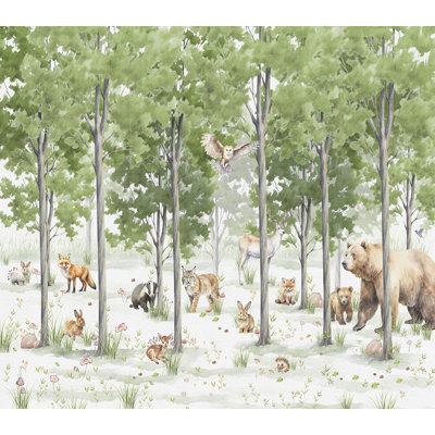 Murale animaux des bois