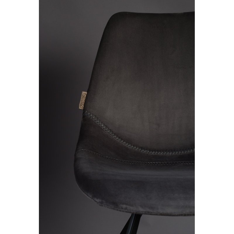 Franky Upholstered Dining Chair, Gray