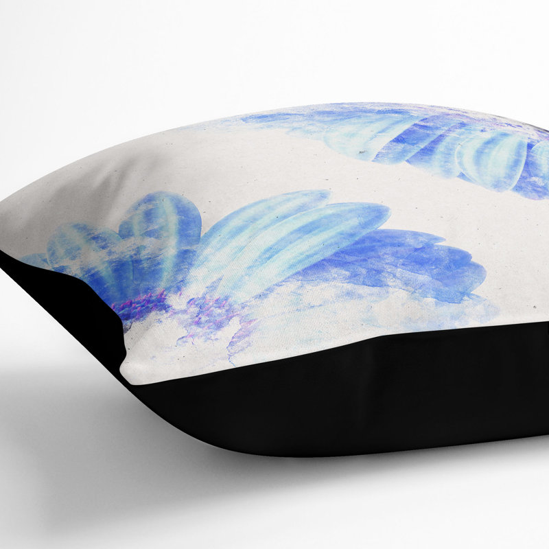 Square Throw Cushion, 40cm H x 40cm W x 15cm D, Black