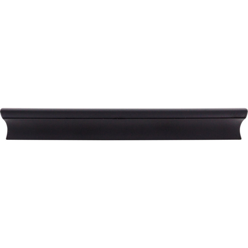 Glacier 3" Center to Center Finger pull, Black, 6" Center to Center