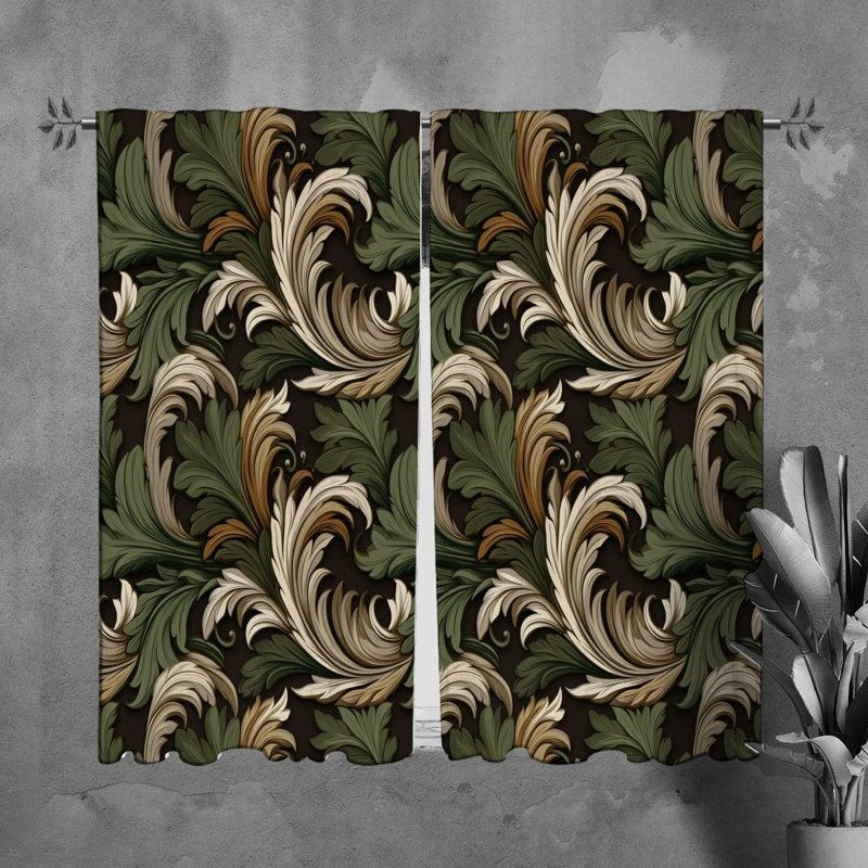 Paire de rideaux obscurcissant en polyester Miguelina, L 20 po x L 61 po