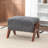 Karsen Upholstered Bench with Solid Wood Leg-928901795