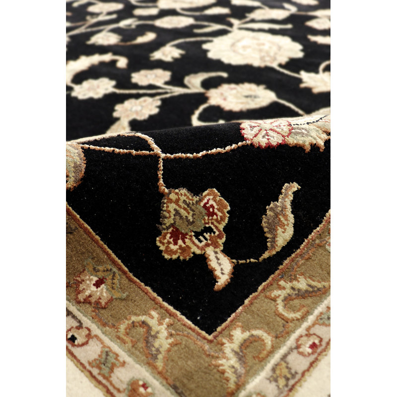 Tapis en laine noué à la main de la collection Agra - 8 pi 11 po x 12 pi 2 po