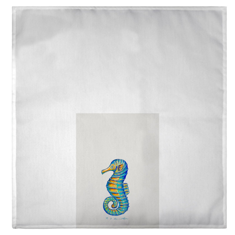 Serviette à main à cheval de mer ray