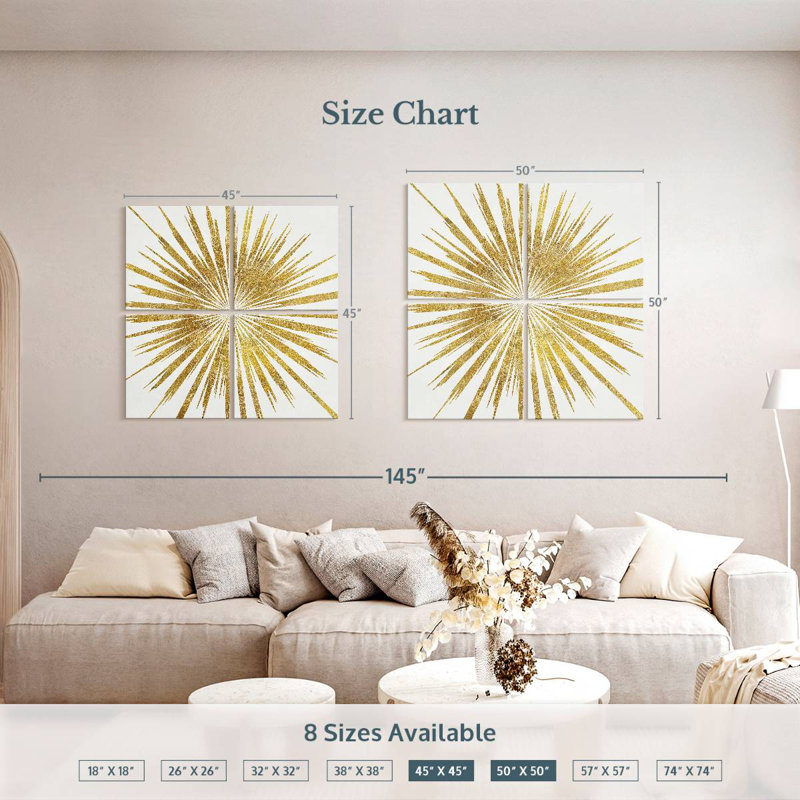 Starshine, 50" H x 50" W