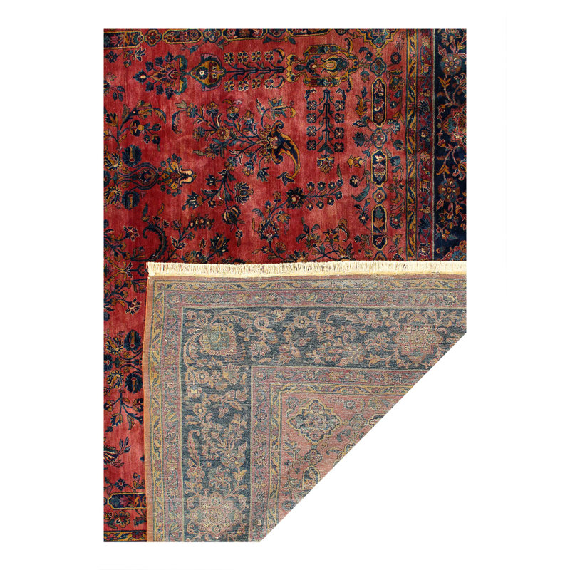 Red Persian Antique Kashan 12' X 20'8"