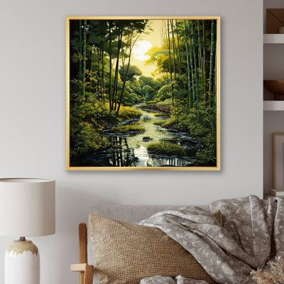 " Asian Art Bamboo Whisper II "