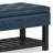 Cosmopolitan 44"W Vegan Leather Transitional Storage Ottoman Bench with Tufted Lift-Top and Open Shelf-1608066680