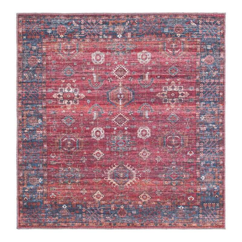 Hedin Geometric Indoor Rug, Square 5'3" x 5'3"