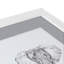 Cadre pour photo simple blanc mat 10 "x 20"-70819429